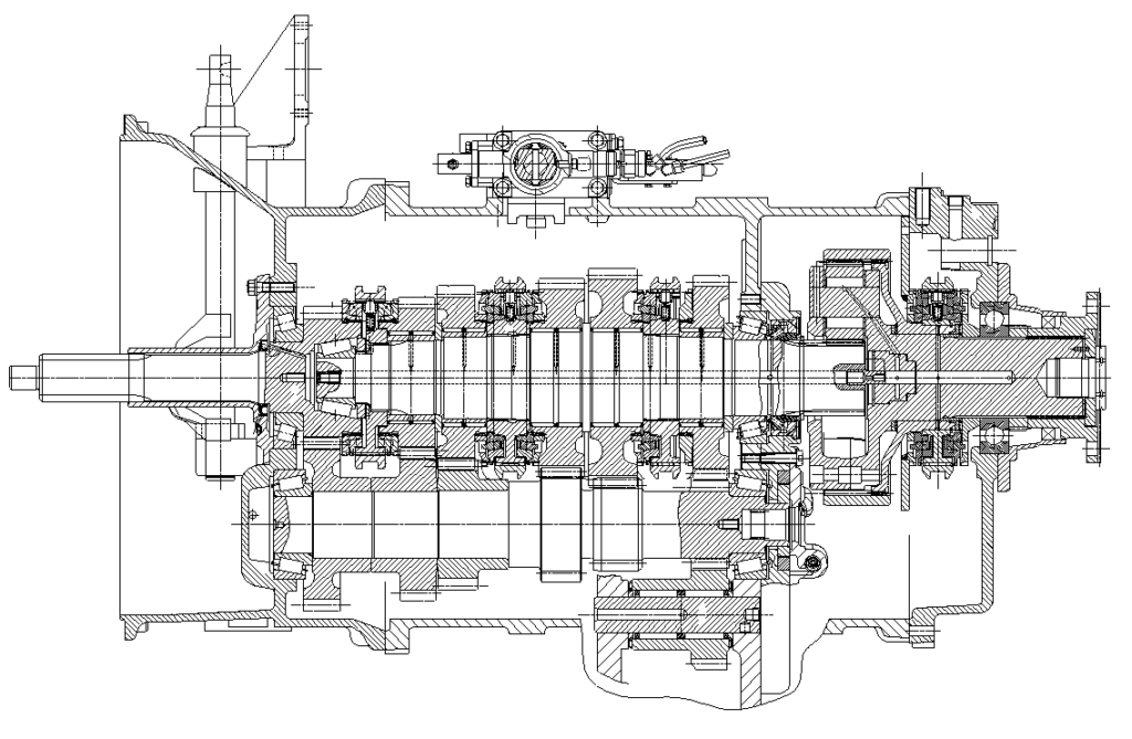 china truck parts supplier sinotruk howo transmission assembly HW15710090710