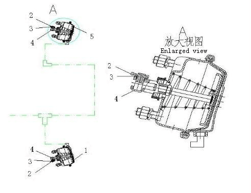 sinotruk howo parts brake chamber WG9000360100