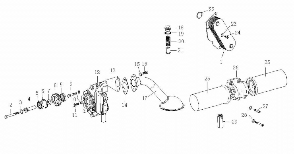 sinotruk howo engine spare parts WD615 engine vg1500010334